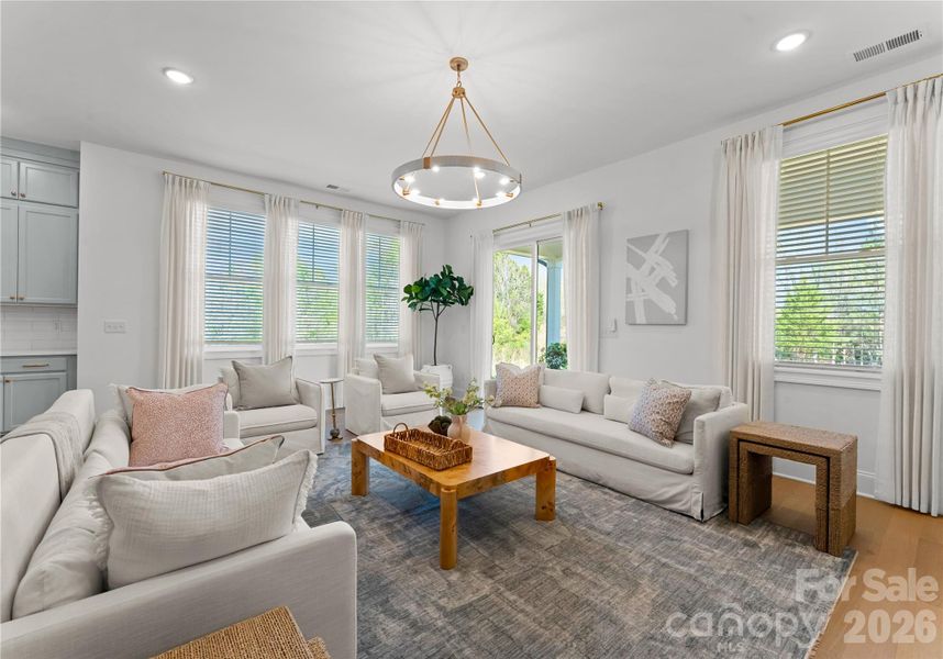 Furnished interior view inside a new home in , Locust (Image 16).