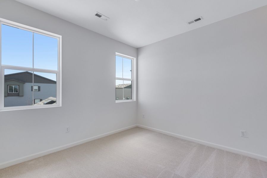 Spacious, unfurnished interior of a new home in Reunion, Commerce City (Image 35). Spacious, unfurnished interior of a new home in Reunion, Commerce City (Image 35).