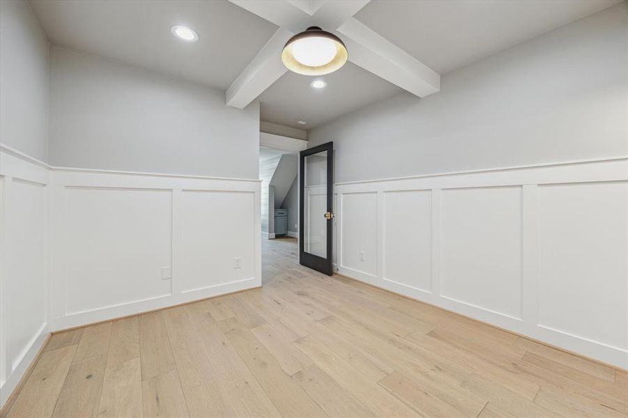 One of 4 upstairs bedrooms.