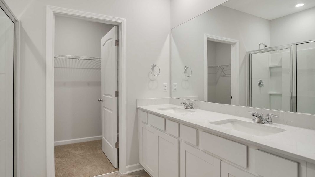 Representative furnished interior of a home built from the BELFORT by D.R. Horton in Hartmann Crossing, Lebanon (Image 22).