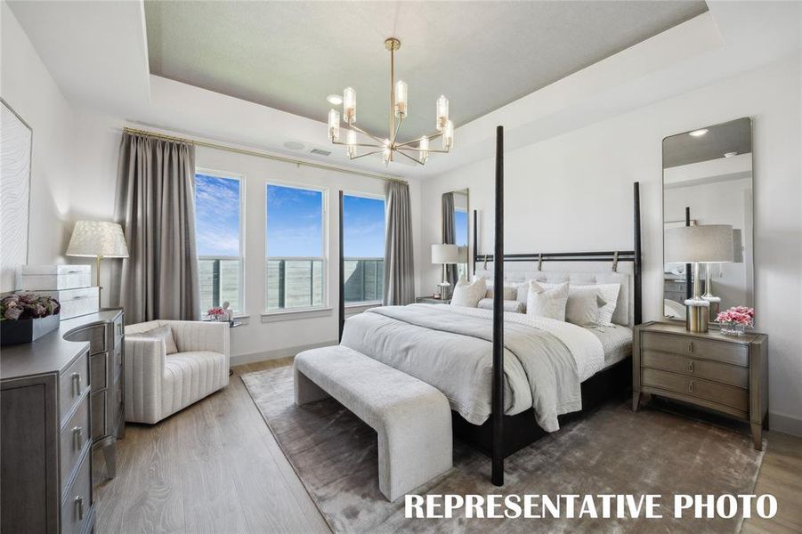 You'll find a peaceful and relaxing owner's retreat in this fantastic home!  REPRESENTATIVE PHOTO