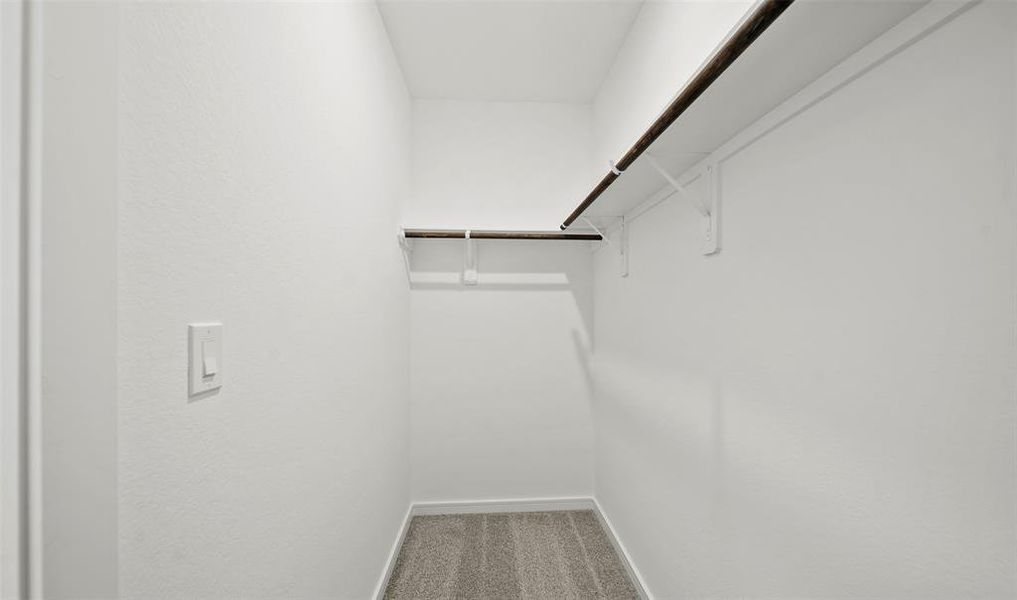 Huge primary walk-in closet