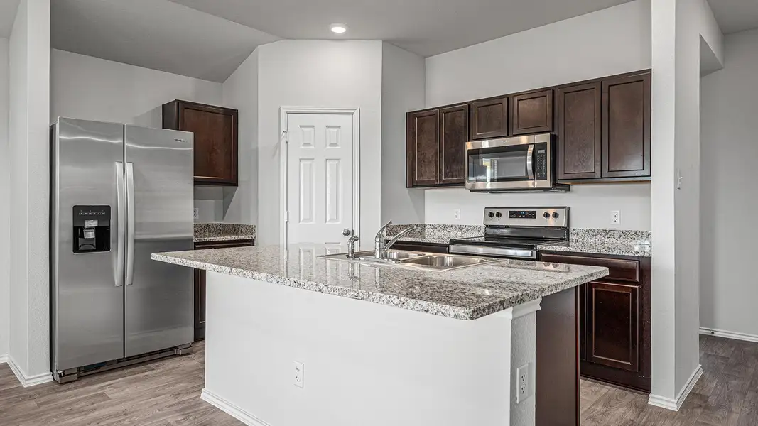 Furnished interior view inside a new home in The Villages at Schwertner Ranch, Jarrell (Image 8). Furnished interior view inside a new home in The Villages at Schwertner Ranch, Jarrell (Image 8).