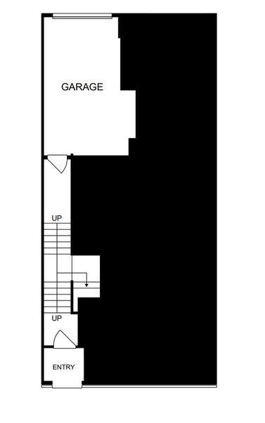 2D floor plan layout of this home in Magnolia, Wake Forest, NC (Image 3).