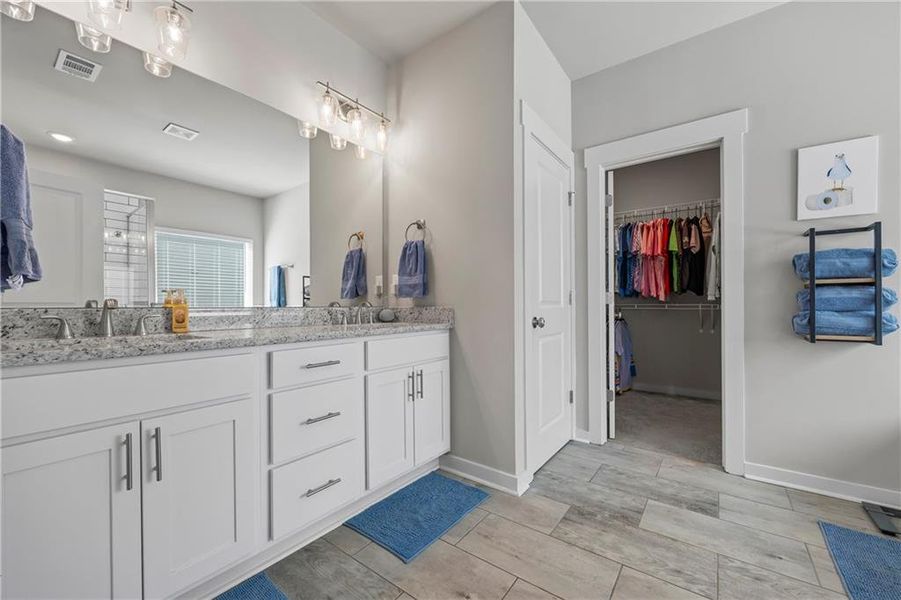 Furnished interior view inside a new home in Traditions of Braselton, Jefferson (Image 45). Furnished interior view inside a new home in Traditions of Braselton, Jefferson (Image 45).