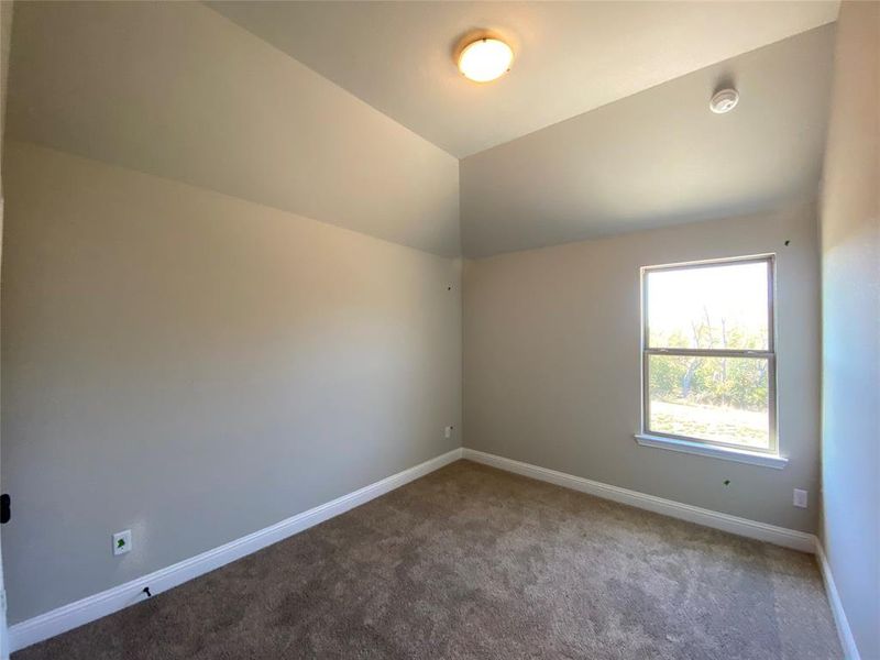 Bed 2 with vaulted ceilings