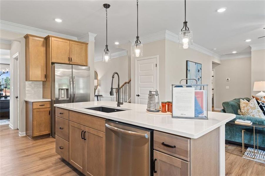 Furnished interior view inside a new home in Sagebrook, Powder Springs (Image 13).