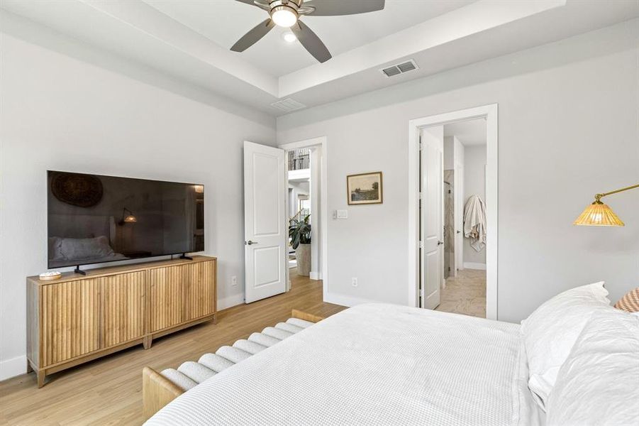 Furnished interior view inside a new home in , McKinney (Image 32).