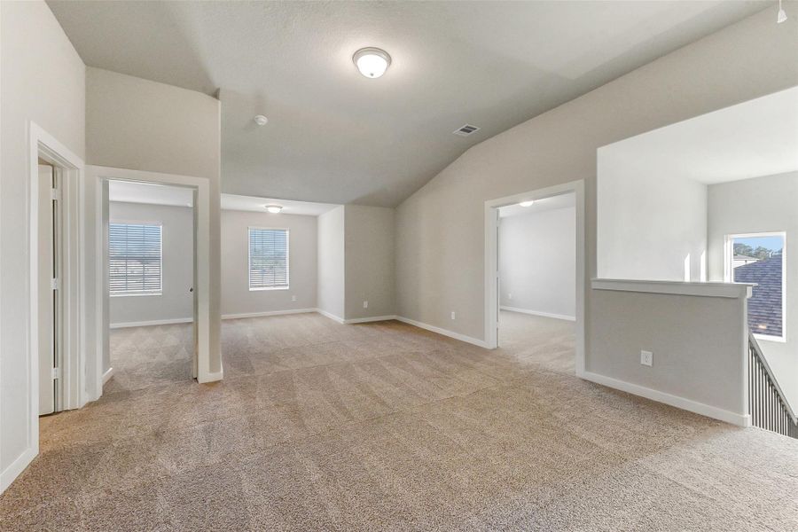 Spacious, unfurnished interior of a new home in Sundance Cove - Premier Series, Crosby (Image 22).