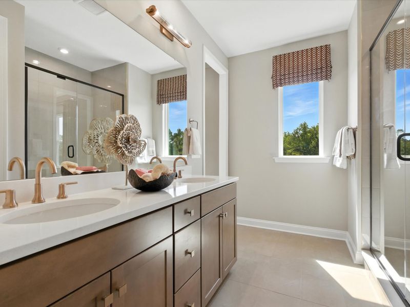 Representative furnished interior of a home built from the Douglas by Tri Pointe Homes in Ellis Townes, Charlotte (Image 18).