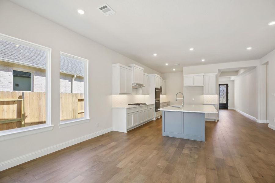 Furnished interior view inside a new home in Woodhavyn 50', Magnolia (Image 8).