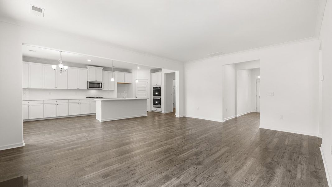 Spacious, unfurnished interior of a new home in The Gates at Pates Creek, Hampton (Image 22). Spacious, unfurnished interior of a new home in The Gates at Pates Creek, Hampton (Image 22).