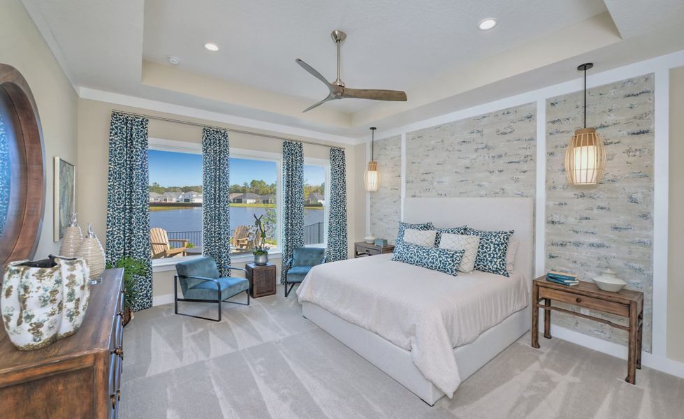 Furnished interior view inside a new home in Amelia National, Fernandina Beach (Image 6).