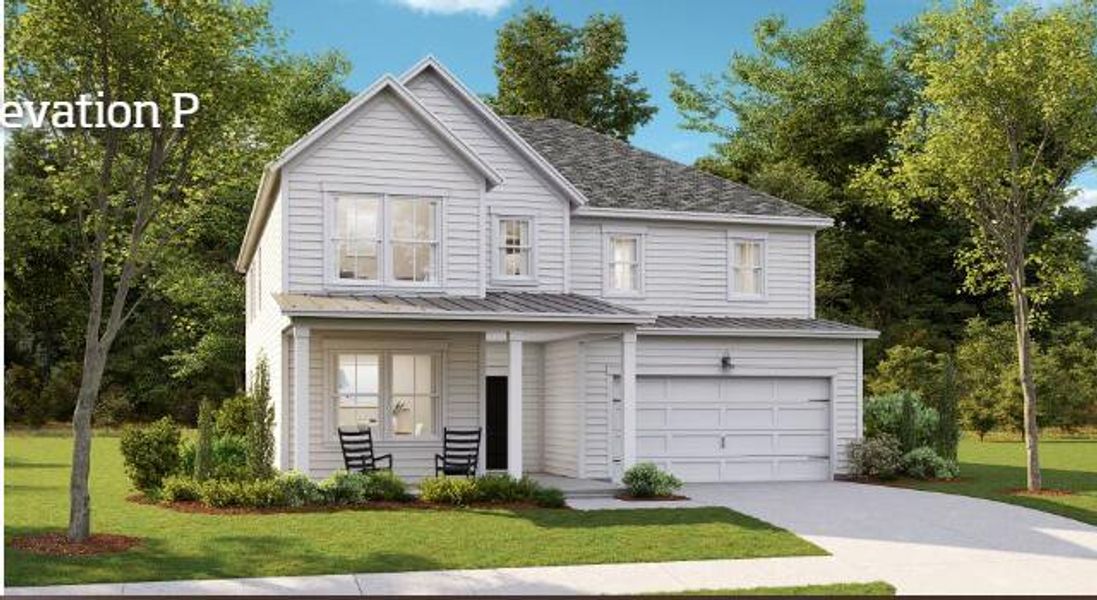 Front exterior of a new home in , Summerville, SC, highlighting curb appeal (Image 1). Front exterior of a new home in , Summerville, SC, highlighting curb appeal (Image 1).
