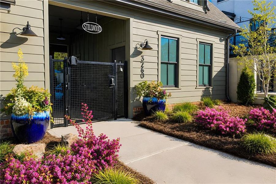 Exterior details and patio area of a home in Stillwood, Hapeville (Image 19).