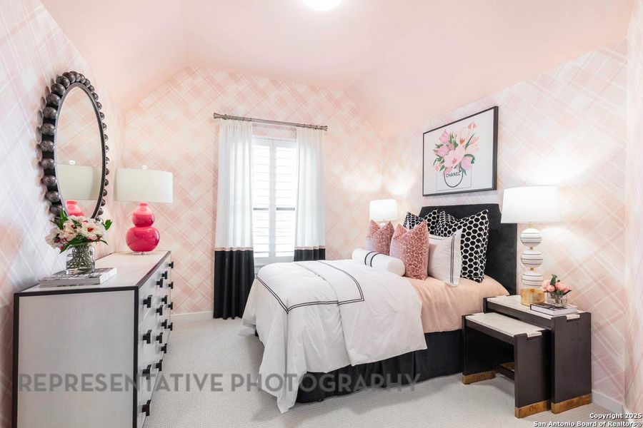 Furnished interior view inside a new home in La Cima: 70ft. lots, San Marcos (Image 5).