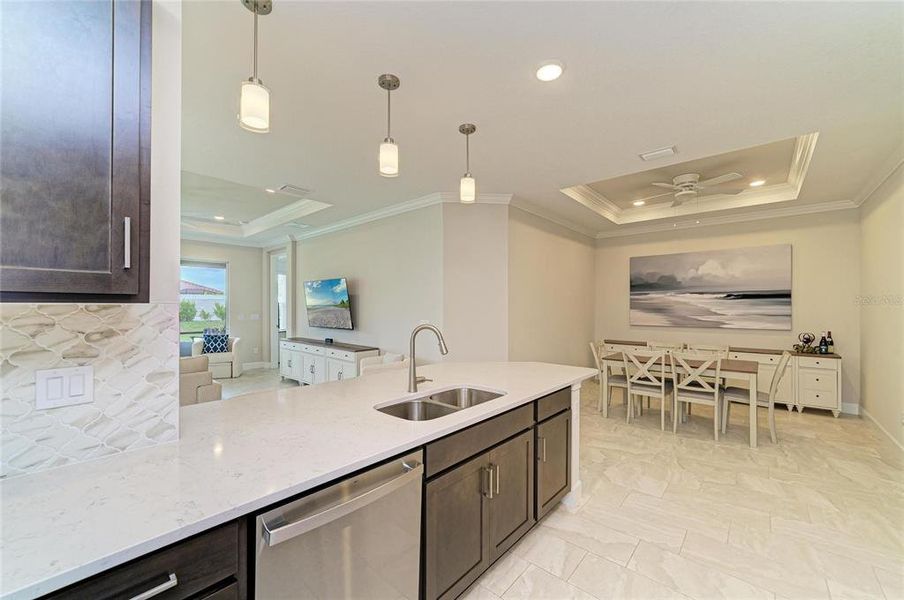 Furnished interior view inside a new home in Esplanade at Azario Lakewood Ranch, Lakewood Ranch (Image 19). Furnished interior view inside a new home in Esplanade at Azario Lakewood Ranch, Lakewood Ranch (Image 19).