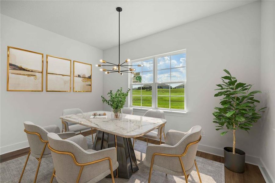 Furnished interior view inside a new home in , Beverly Hills (Image 5).