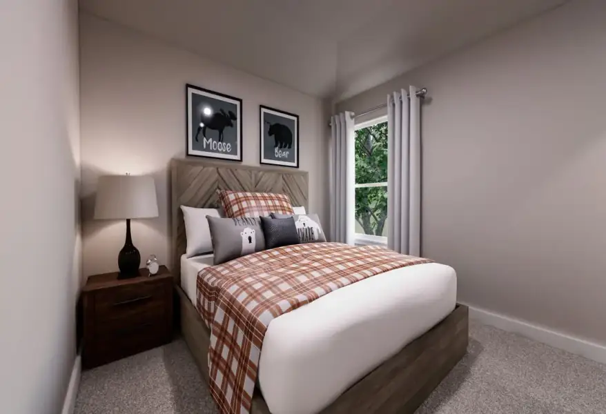 Furnished interior view inside a new home in View at the Reserve, Mansfield (Image 15).