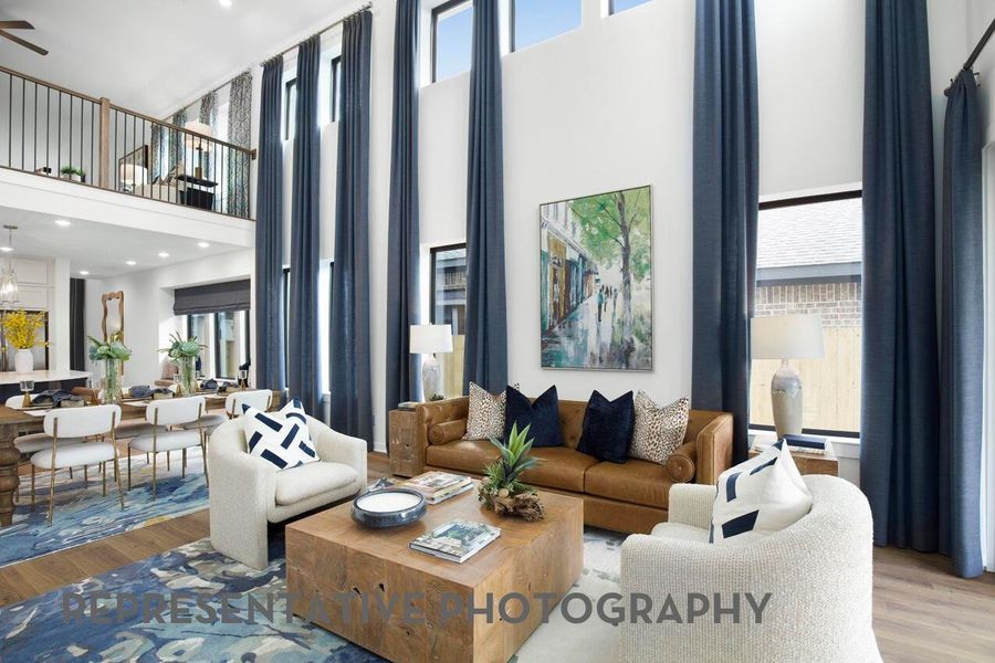 Furnished interior view inside a new home in Pomona, Manvel (Image 27).