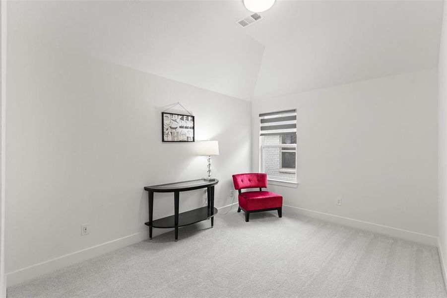 Furnished interior view inside a new home in , Prosper (Image 32).
