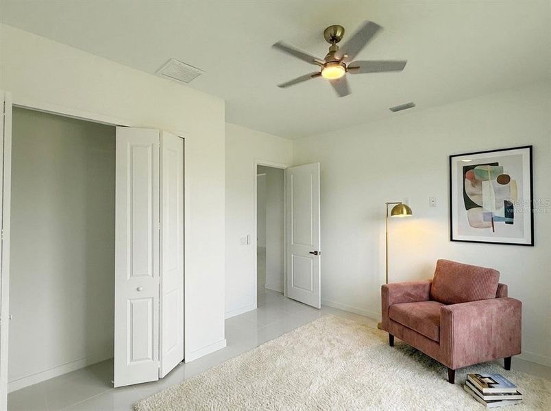 Furnished interior view inside a new home in , Cape Coral (Image 15). Furnished interior view inside a new home in , Cape Coral (Image 15).