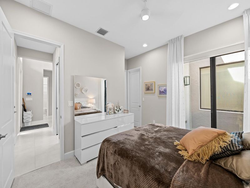 Furnished interior view inside a new home in , Boynton Beach (Image 16).