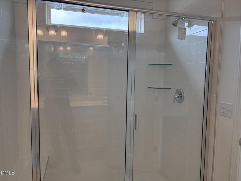 owner's tiled shower