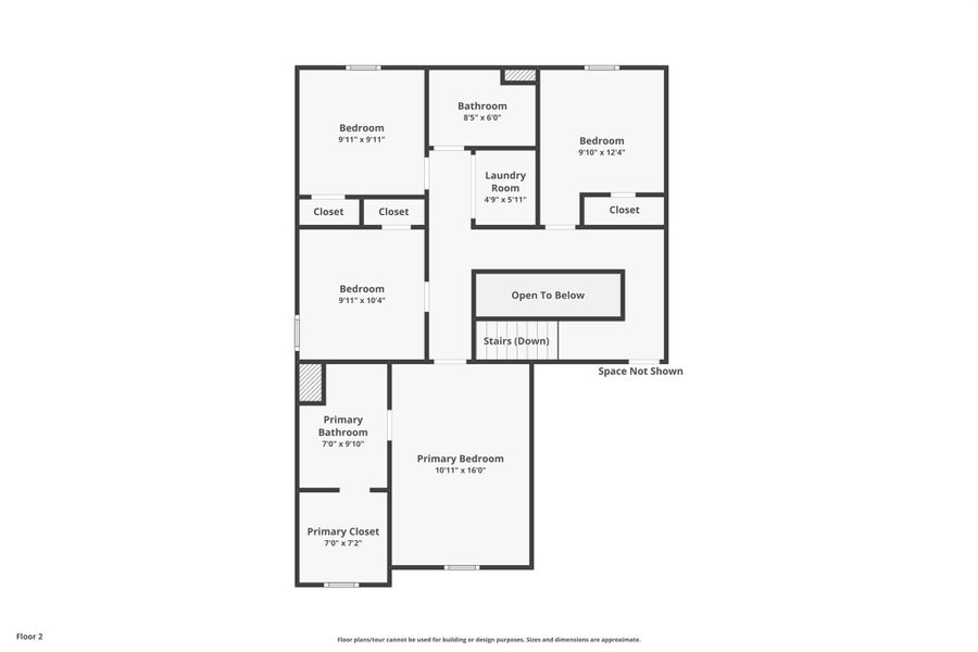 2D floor plan layout of this home in Bollinger, Maxwell, TX (Image 3).