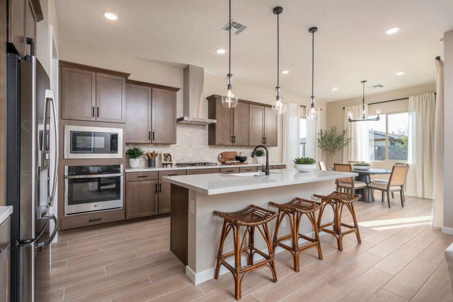 Representative furnished interior of a home built from the Falcon by Risewell Homes in Citrus Park, Goodyear (Image 8).