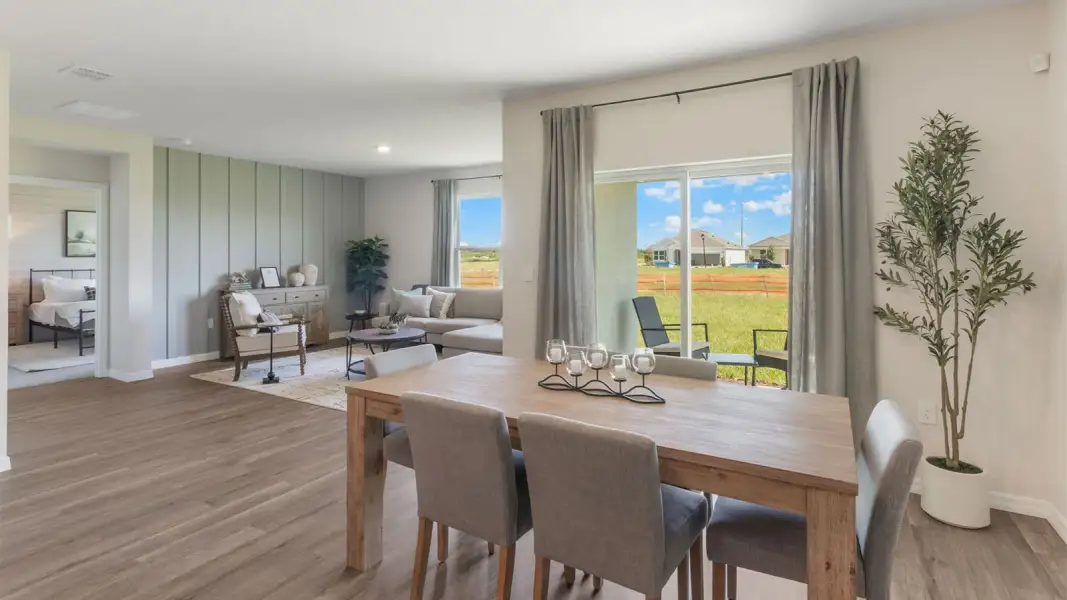 Furnished interior view inside a new home in Hamilton Bluff, Lake Hamilton (Image 12).
