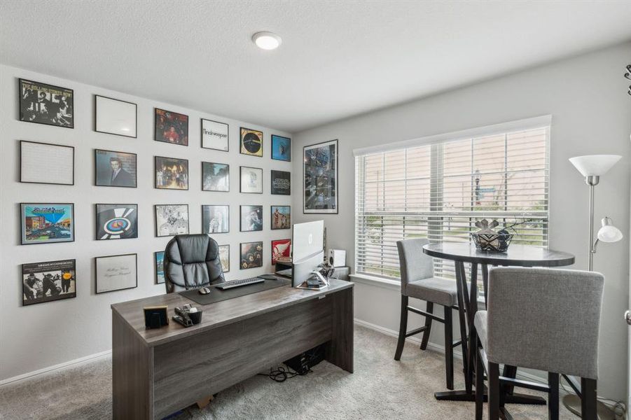 Bedroom 4 at front of house being used as an office Bedroom 4 at front of house being used as an office