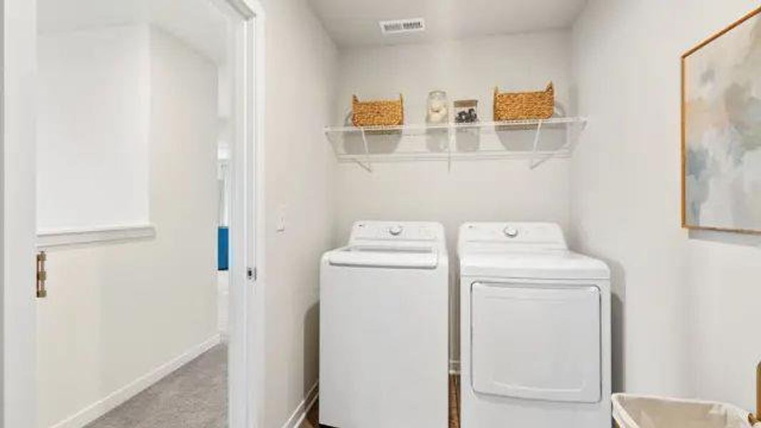 Furnished interior view inside a new home in Magnolia Square, Austell (Image 16). Furnished interior view inside a new home in Magnolia Square, Austell (Image 16).