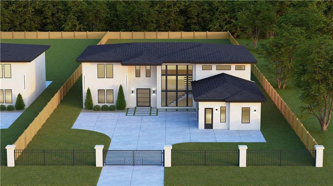 Front exterior of a new home in , Grayson, GA, highlighting curb appeal (Image 4).