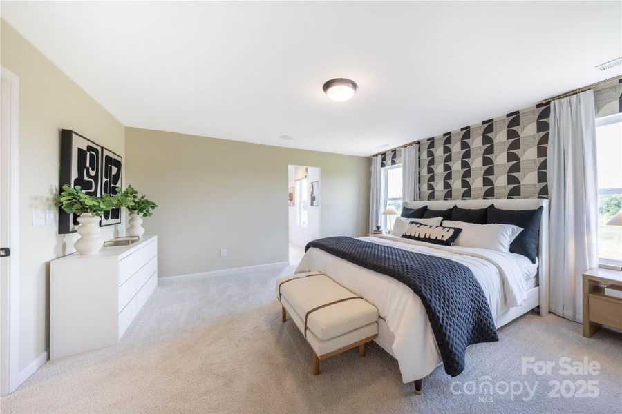 Furnished interior view inside a new home in Whispering Hills, Locust (Image 11).