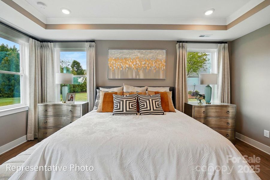 Furnished interior view inside a new home in Heritage - 55+ Community, Indian Trail (Image 8). Furnished interior view inside a new home in Heritage - 55+ Community, Indian Trail (Image 8).