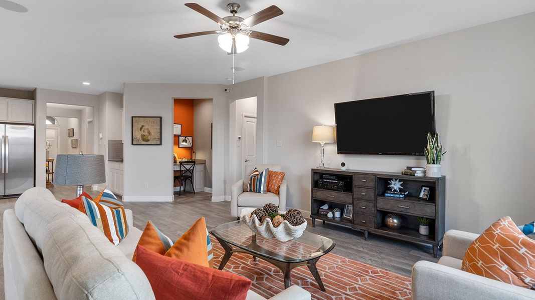 Furnished interior view inside a new home in Morningstar, Aledo (Image 29).
