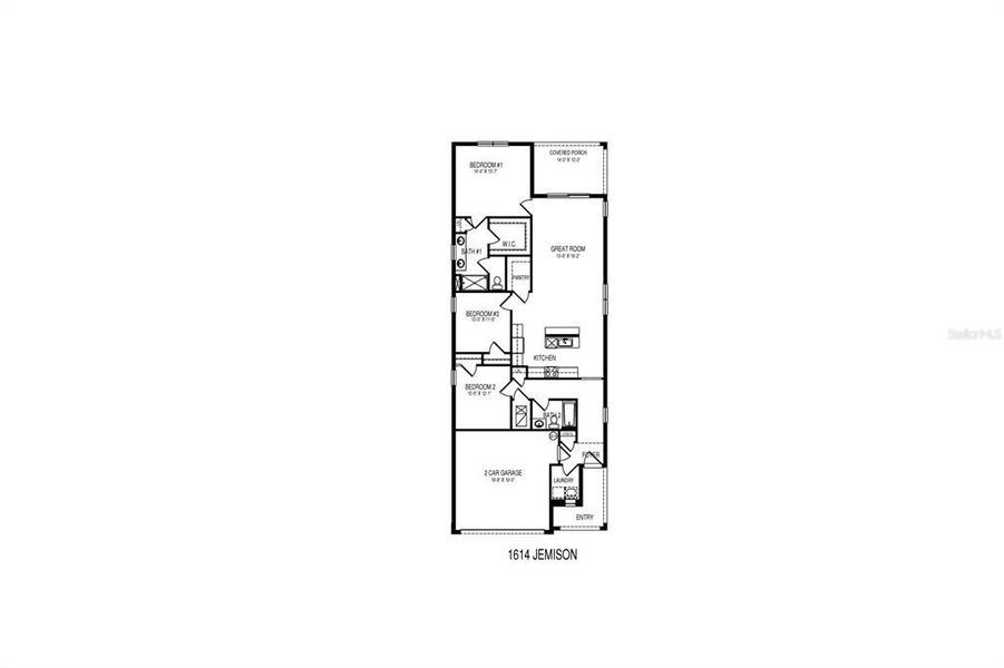 2D floor plan layout of this home in Driftwood Bay, Port Charlotte, FL (Image 3). 2D floor plan layout of this home in Driftwood Bay, Port Charlotte, FL (Image 3).