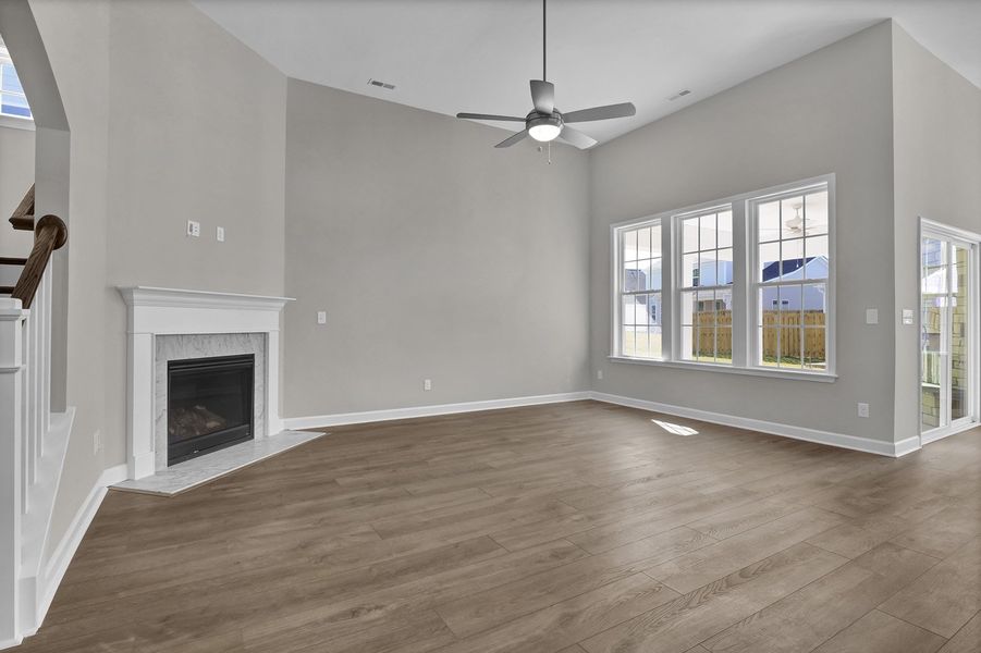 Spacious, unfurnished interior of a new home in Grand Park, Leland (Image 15).
