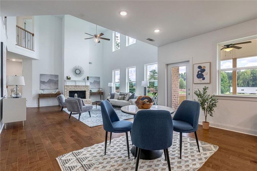 Furnished interior view inside a new home in , Watkinsville (Image 59).