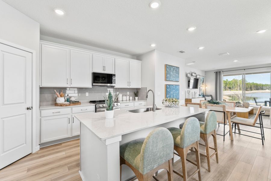 Laurel II Floor Plan Chef's Kitchen at The Preserve at Camden Woods