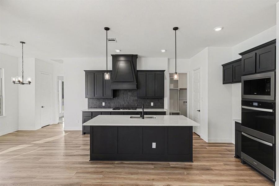 Furnished interior view inside a new home in Sagebrush Addition, Midlothian (Image 14).