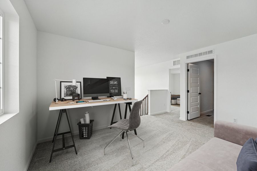 Representative furnished interior of a home built from the Sedalia by Taylor Morrison in Parterre City Collection, Thornton (Image 9). Representative furnished interior of a home built from the Sedalia by Taylor Morrison in Parterre City Collection, Thornton (Image 9).