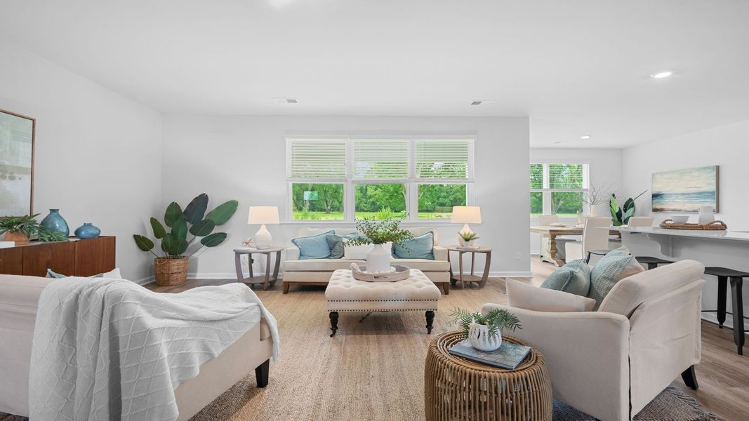 Furnished interior view inside a new home in Fernhill Farms, Statesboro (Image 11).