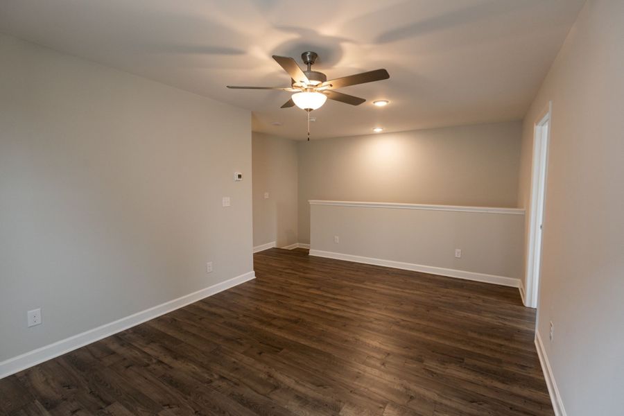 Representative unfurnished interior of a home built from the Dalton by Parkside Builders in The Woods, Gallatin (Image 16).