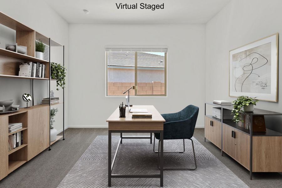 Furnished interior view inside a new home in Saguaro Reserve II, Marana (Image 8).
