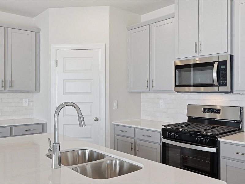 Close-up of interior finishes inside a home in Village at White Pine, Pendleton (Image 7).