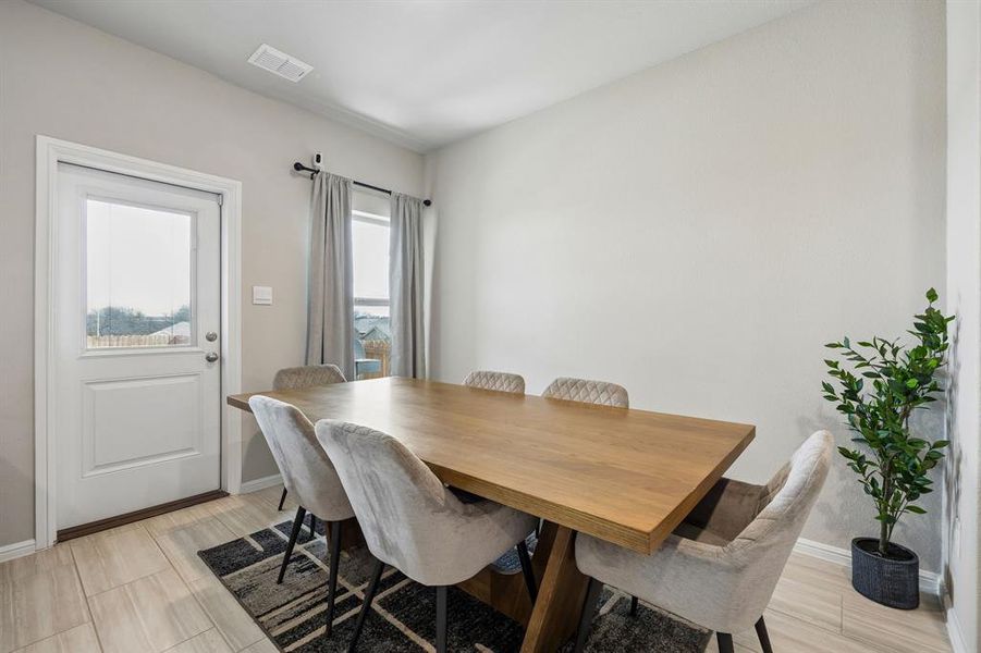 Furnished interior view inside a new home in River's Edge, Fort Worth (Image 17).