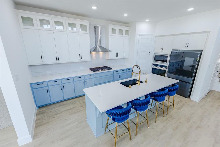 Furnished interior view inside a new home in , Aubrey (Image 9).