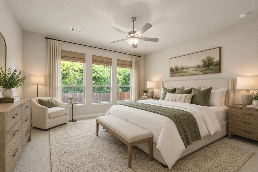 Furnished interior view inside a new home in Kentsdale Farms, DeSoto (Image 7).